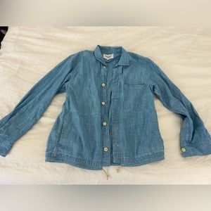 Corridor Denim Button Down Size M